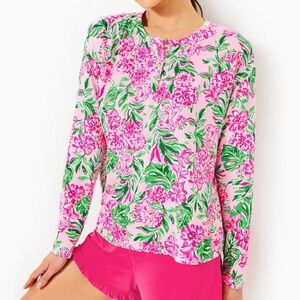 NEW LILLY PULITZER Lucretia Pj Top Conch Shell Pink Koala La La